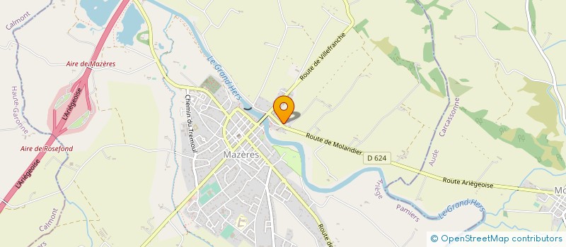 localisation de l'entreprise AU DOMAINE DU PAPE à SAVERDUN