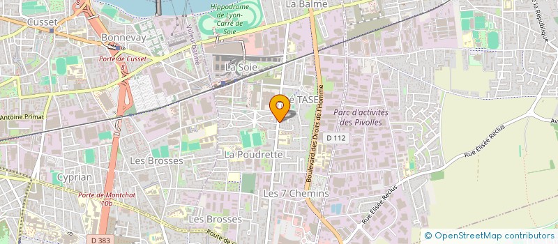 localisation de l'entreprise AU DOUBLE Y à VAULX-EN-VELIN