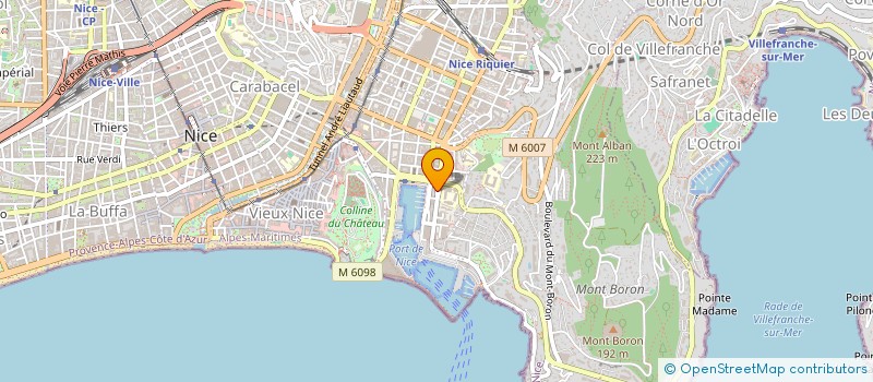 localisation de l'entreprise AU DOUX PALAIS à NICE