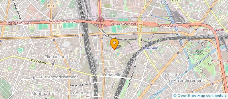 localisation de l'entreprise AU DUC DE LA CHAPELLE  PARIS