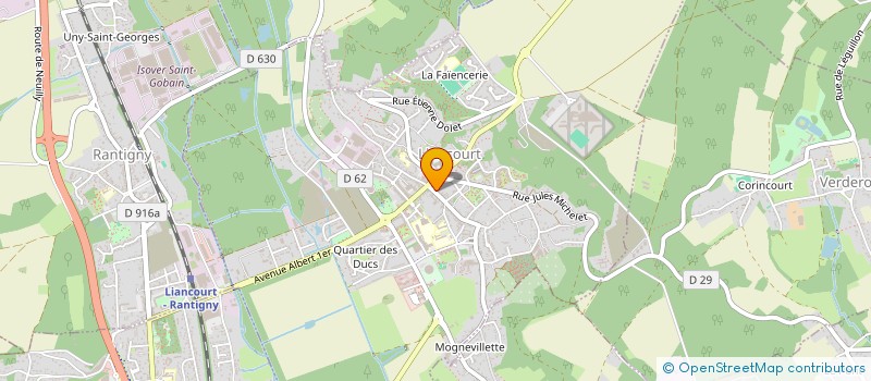 localisation de l'entreprise AU DUC DE LA ROCHEFOUCAULD à LIANCOURT