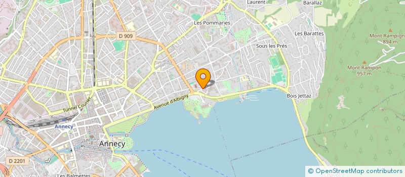 localisation de l'entreprise AU FAISAN DORE à ANNECY