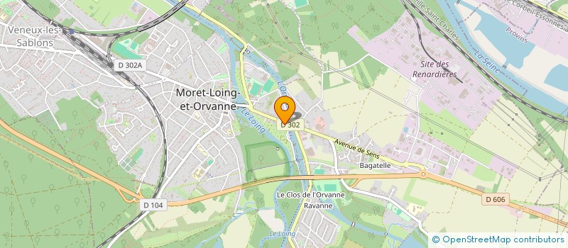 localisation de l'entreprise AU FAUBOURG DE L' ECLUSE  MORET-LOING-ET-ORVANNE