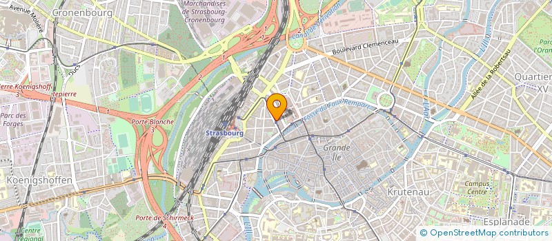 localisation de l'entreprise AU FAUBOURG DE L'ORIENT  STRASBOURG