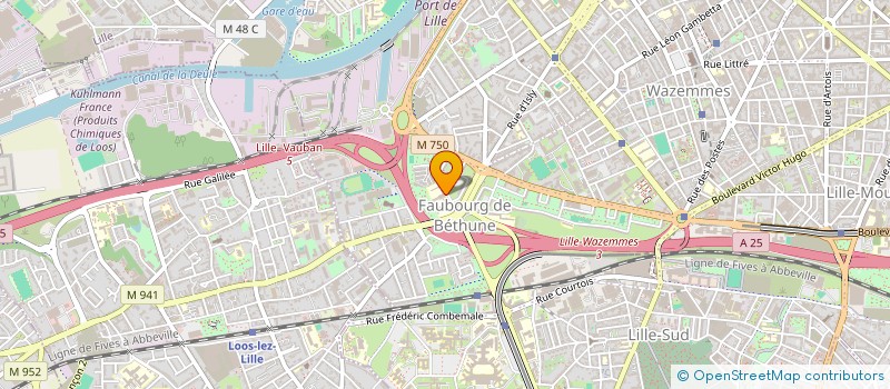 localisation de l'entreprise AU FAUBOURG DES COPAINS à LILLE