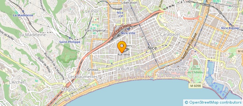 localisation de l'entreprise AU FAUBOURG DU CHENE  NICE