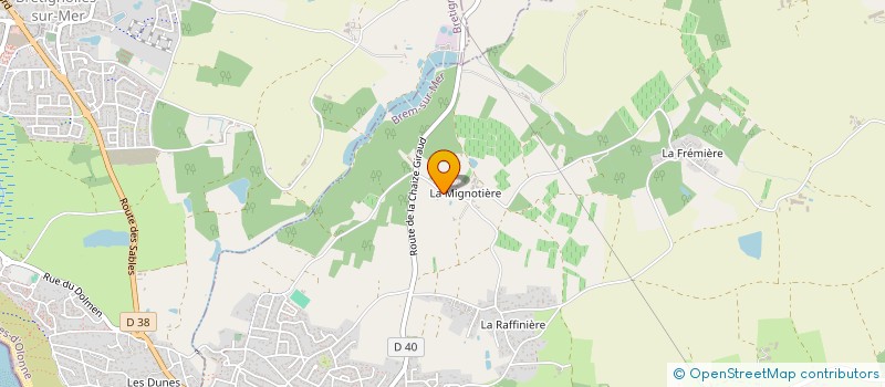 localisation de l'entreprise AU FER A CHEVAL à BREM-SUR-MER