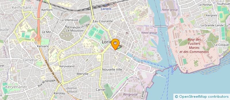 localisation de l'entreprise AU FERRY SNACK  LORIENT