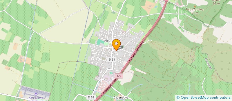 localisation de l'entreprise AU FESTIN DE FLO  VINASSAN