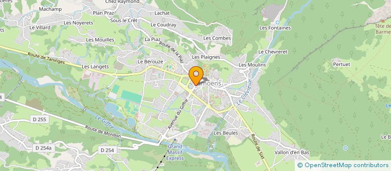 localisation de l'entreprise AU FESTIVAL DES DOUCEURS à SAMOENS