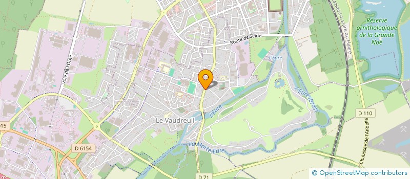 localisation de l'entreprise AU FEU DE BOIS  LE VAUDREUIL