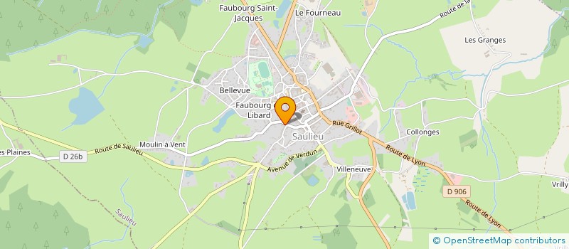 localisation de l'entreprise AU FEU DE BOIS DU MORVAN à SAULIEU