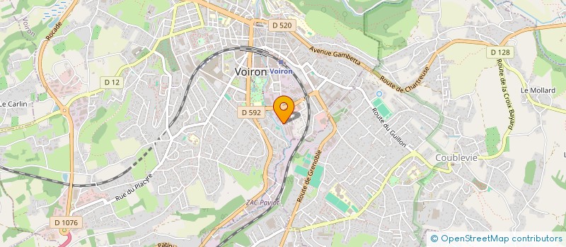 localisation de l'entreprise AU FEU VOIRONNAIS à VOIRON