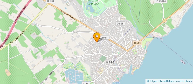 localisation de l'entreprise AU FIL DE L'AMITIE à MEZE