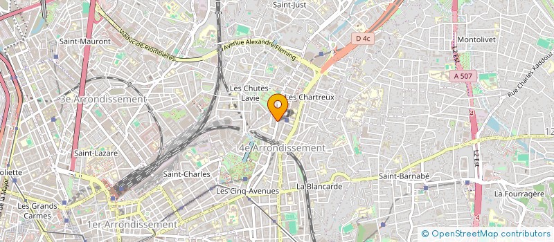 localisation de l'entreprise AU FIL DE L'ART à MARSEILLE