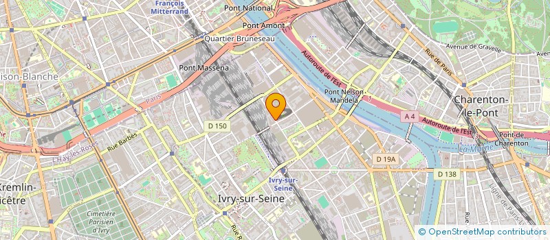 localisation de l'entreprise AU FIL DE L'AUBE (AFL)  IVRY-SUR-SEINE