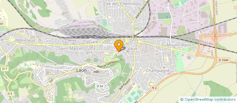localisation de l'entreprise AU FIL DE L'EAU 02 à LAON