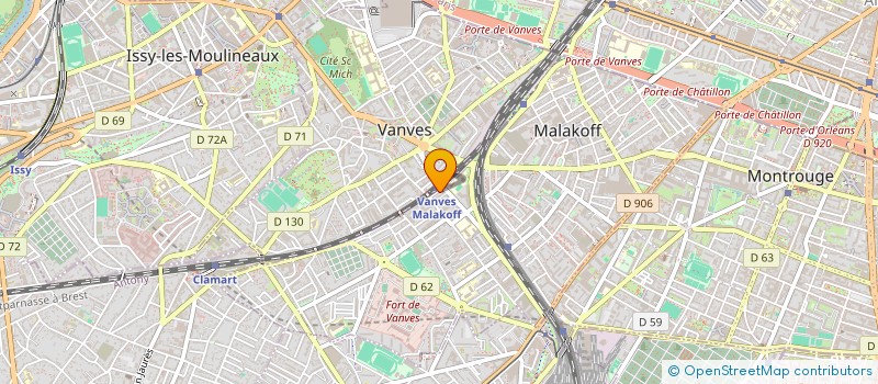 localisation de l'entreprise AU FIL DE L'EAU à MALAKOFF