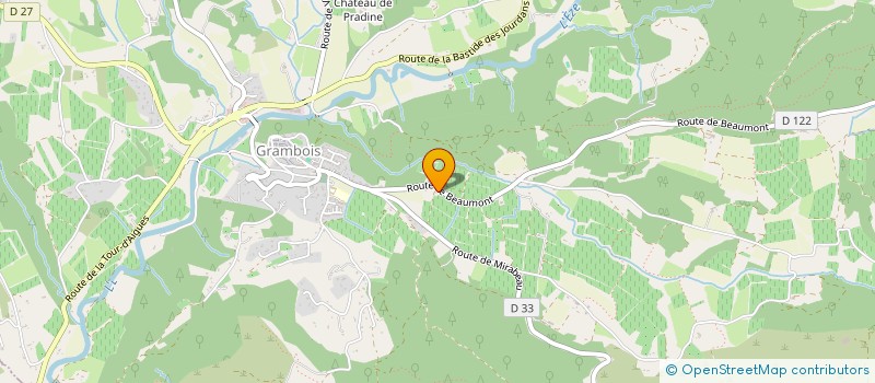 localisation de l'entreprise AU FIL DE L'EAU  GRAMBOIS