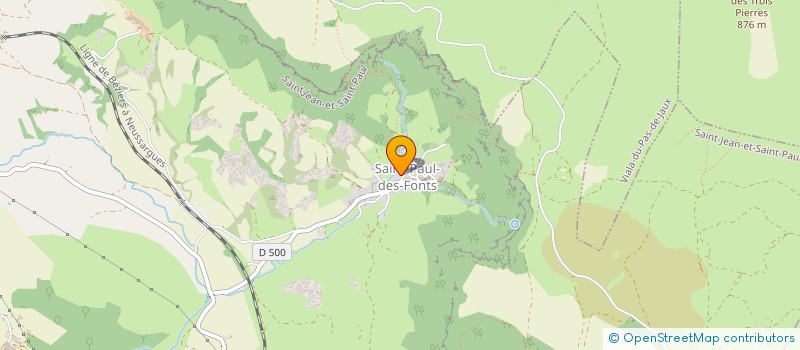 localisation de l'entreprise AU FIL DE L'EAU  SAINT-JEAN-ET-SAINT-PAUL