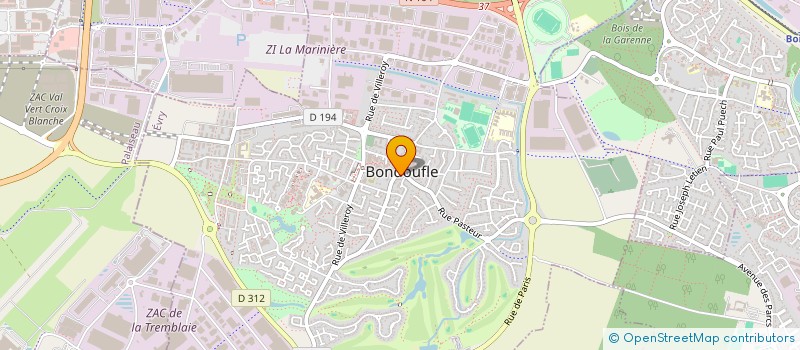 localisation de l'entreprise AU FIL DE L'EAU à BONDOUFLE