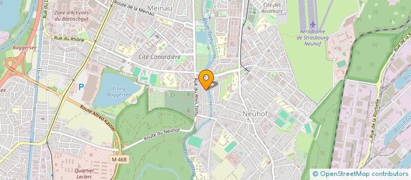 localisation de l'entreprise AU FIL DE L'EAU  STRASBOURG