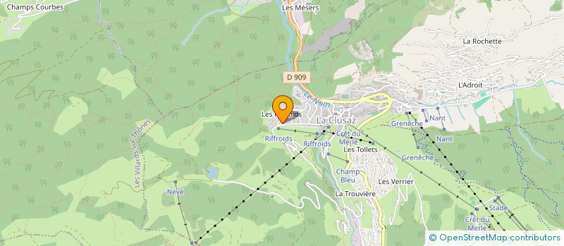 localisation de l'entreprise AU FIL DE L'EAU à LA CLUSAZ