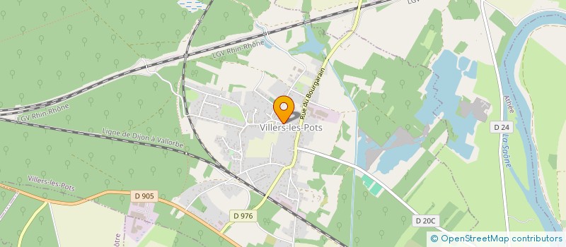 localisation de l'entreprise AU FIL DE L'EAU DE VILLERS-LES-POTS  VILLERS-LES-POTS