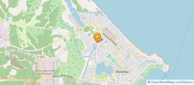 localisation de l'entreprise AU FIL DE L'EAU ESPACES VERTS  KOUROU