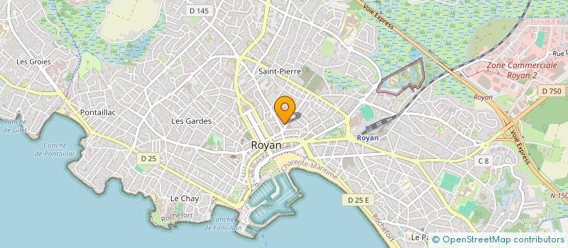 localisation de l'entreprise AU FIL DE L'ETRE  ROYAN