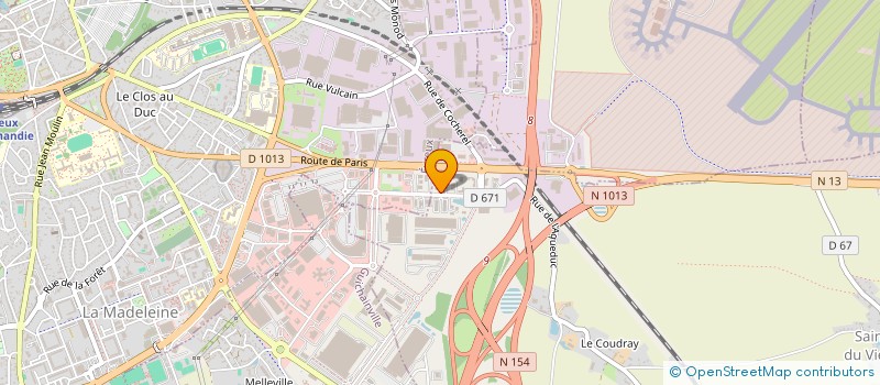 localisation de l'entreprise AU FIL DE L'EURE  LE VIEIL-EVREUX