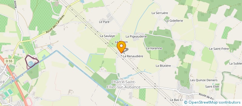 localisation de l'entreprise AU FIL DE L'O à BRISSAC LOIRE AUBANCE
