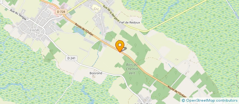 localisation de l'entreprise AU FIL DE L'O  SAINT-JUST-LUZAC