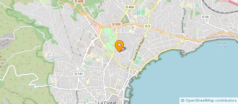 localisation de l'entreprise AU FIL DE L'ONDE  LA CIOTAT