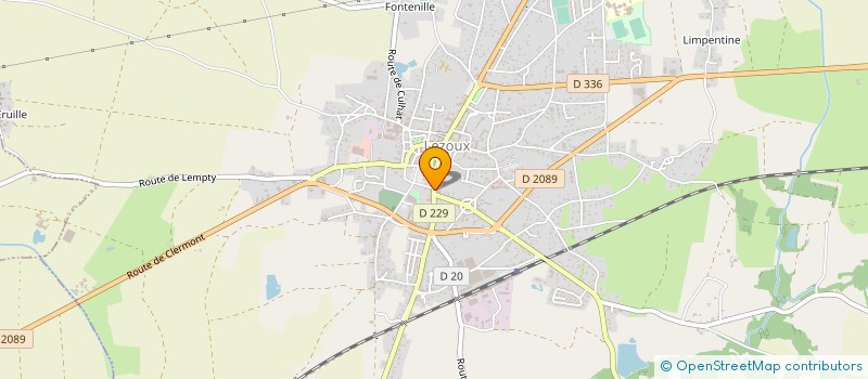 localisation de l'entreprise AU FIL DE L OS LAURENT JACQUET ET FLORENT TAILLANDIER  LEZOUX