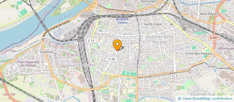 localisation de l'entreprise AU FIL DE LA CRE ACTION  AVIGNON