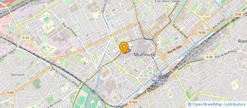localisation de l'entreprise AU FIL DE LA MERCERIE à MULHOUSE