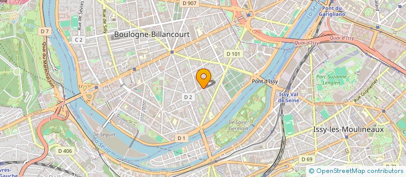 localisation de l'entreprise AU FIL DE LAURIE à BOULOGNE-BILLANCOURT