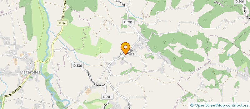 localisation de l'entreprise AU FIL DE MOMAS  MOMAS