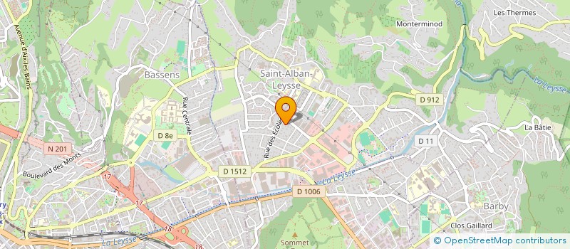 localisation de l'entreprise AU FIL DE SAINT ALBAN LEYSSE (AFSAL)  SAINT-ALBAN-LEYSSE