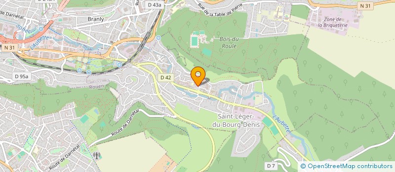 localisation de l'entreprise AU FIL DE ST LEGER  SAINT-LEGER-DU-BOURG-DENIS