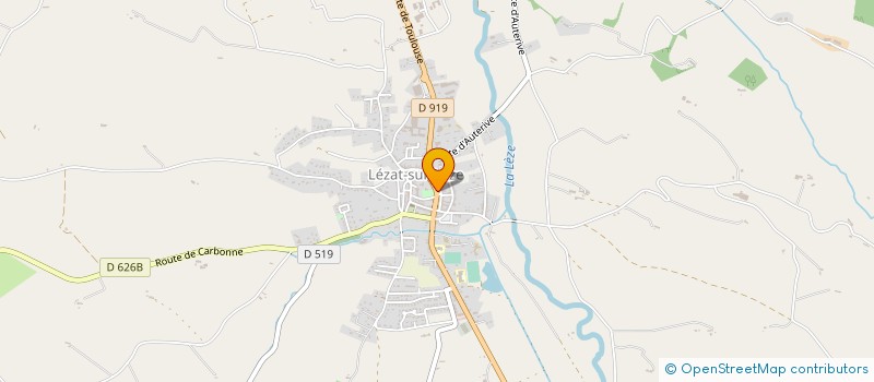 localisation de l'entreprise AU FIL DE VOS REVES à LEZAT-SUR-LEZE