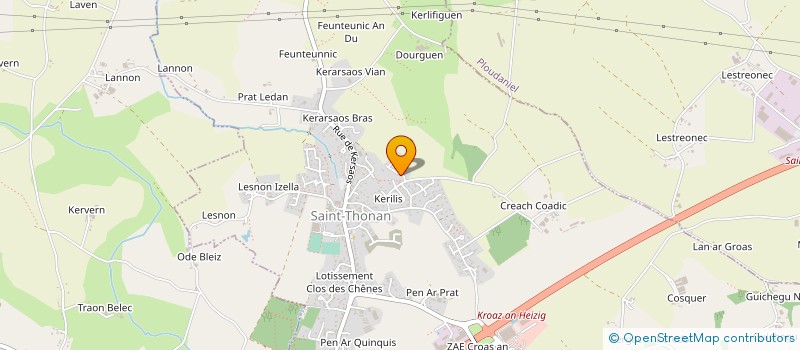 localisation de l'entreprise AU FIL DES ANGES  SAINT-THONAN