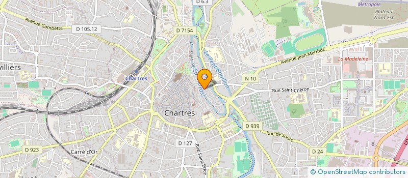 localisation de l'entreprise AU FIL DES ANS à CHARTRES