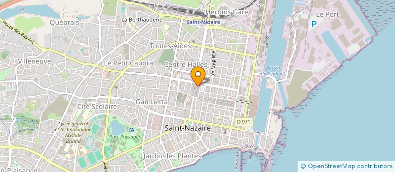 localisation de l'entreprise AU FIL DES COULEURS à SAINT-NAZAIRE