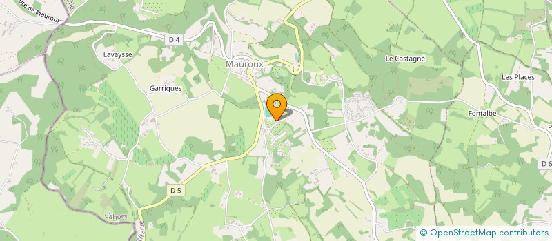 localisation de l'entreprise AU FIL DES COULEURS  MAUROUX