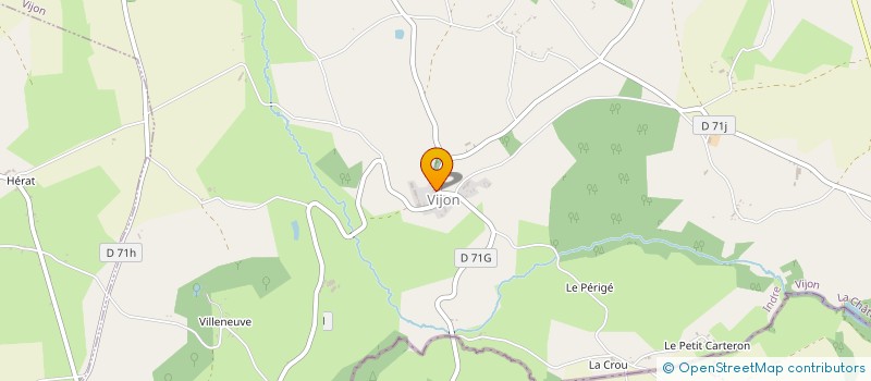 localisation de l'entreprise AU FIL DES COULEURS à VIJON