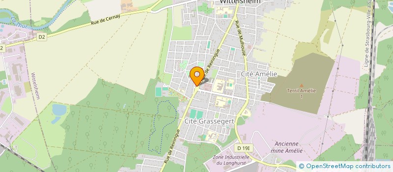 localisation de l'entreprise AU FIL DES DIFFERENCES  WITTELSHEIM