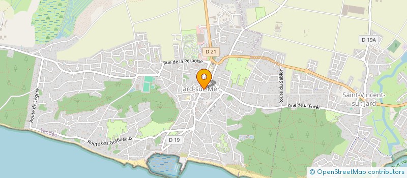 localisation de l'entreprise AU FIL DES DUNES à SAINT-VINCENT-SUR-JARD