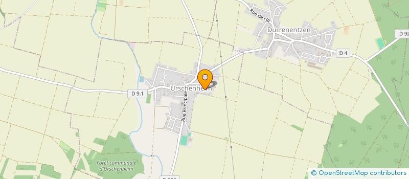 localisation de l'entreprise AU FIL DES FETES  URSCHENHEIM